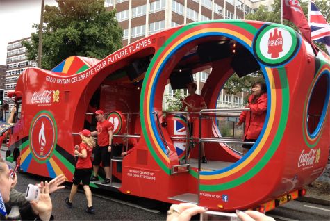 Torch Procession also sponsored by Coca Cola