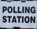 Polling Station Sign