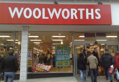 Woolworths, Southend Decemeber 2008