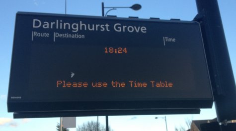 Southend-on-Sea Electronic Bus Sign