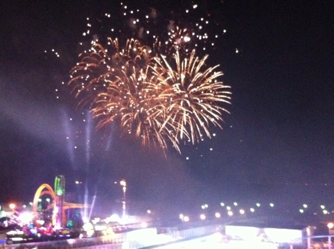 Fireworks at Southend Pier