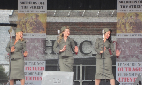 The Bombshell Girls for Armed Forces Day - June 2013