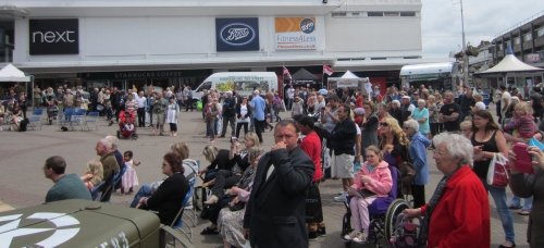 Crowds on Southend High Street for Armed Forces Day 2013