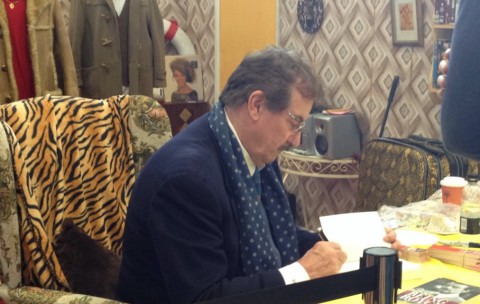 John Challis (Boycie) working hard at the exhibition