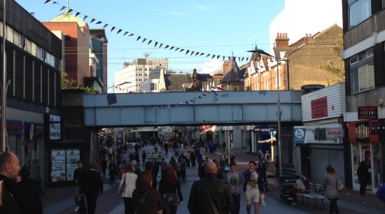 The old Southend High Street Bridge - In 2012