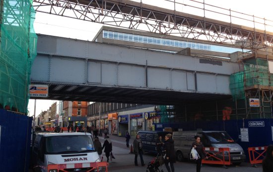 Southend High Street Bridge - Ready to be removed