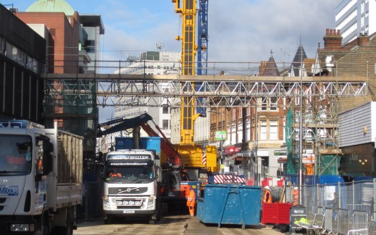 Southend High Street Bridge gone (view 3)